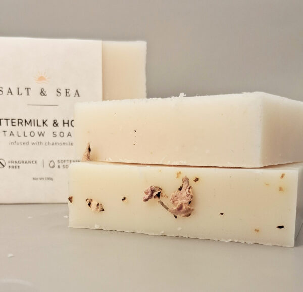 buttermilk & honey tallow soap