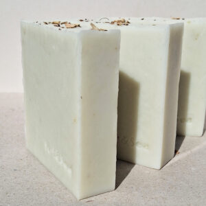 lemongrass lavender lime tallow soap with green clay