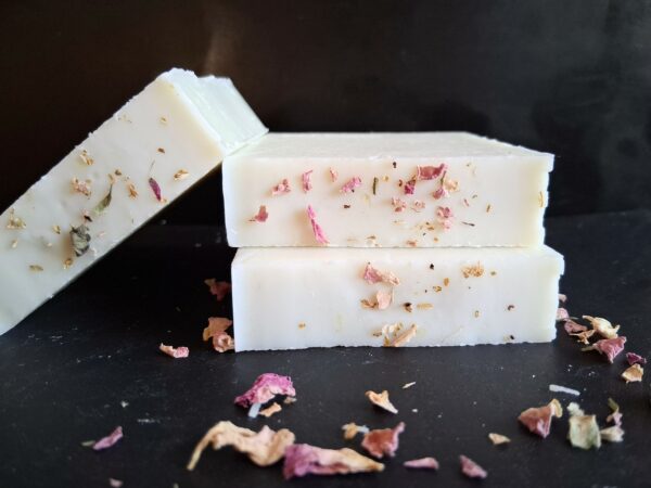 BLUE CHAMOMILE AND LAVENDER TALLOW SOAP - Image 2