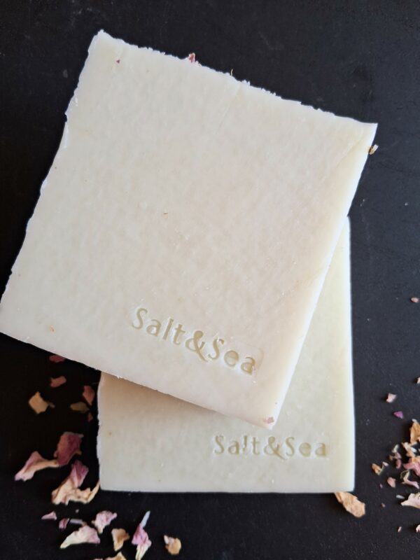 BLUE CHAMOMILE AND LAVENDER TALLOW SOAP - Image 4