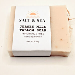 Jersey Milk Soap with dried herbs