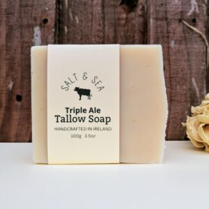 Beer tallow soap