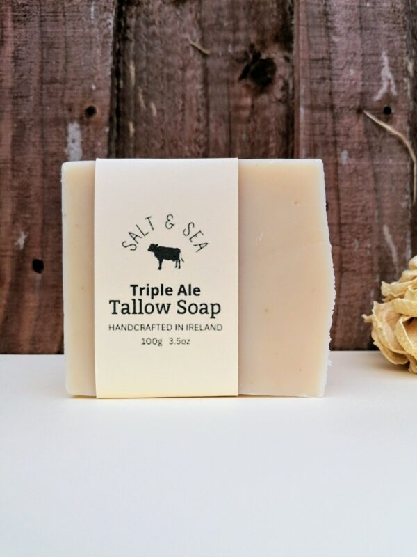 Beer tallow soap