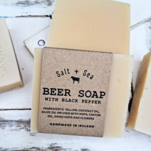 Belgian Beer tallow soap with black pepper