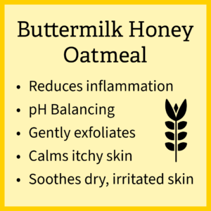 buttermilk honey oatmeal skin benefits