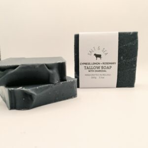 cypress lemon rosemary tallow soap