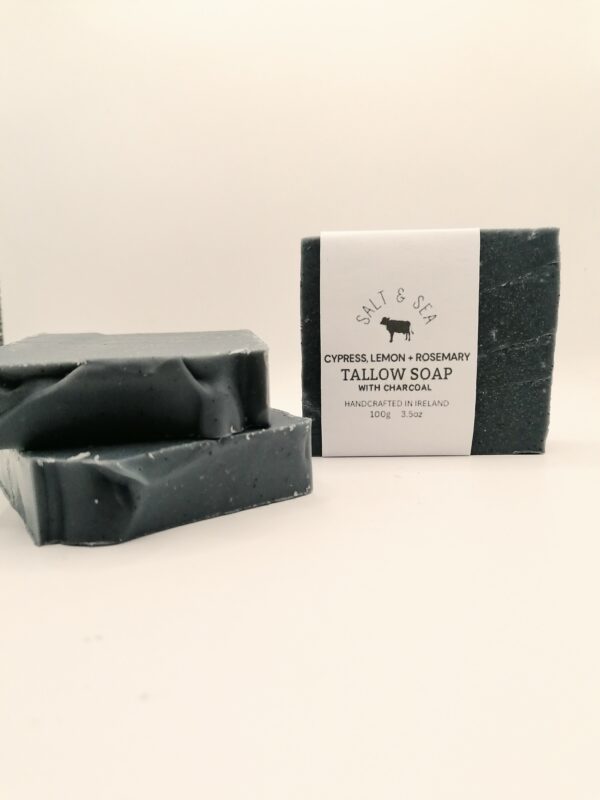 cypress lemon rosemary tallow soap