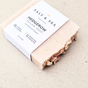 hedgerow soap with geranium and basil