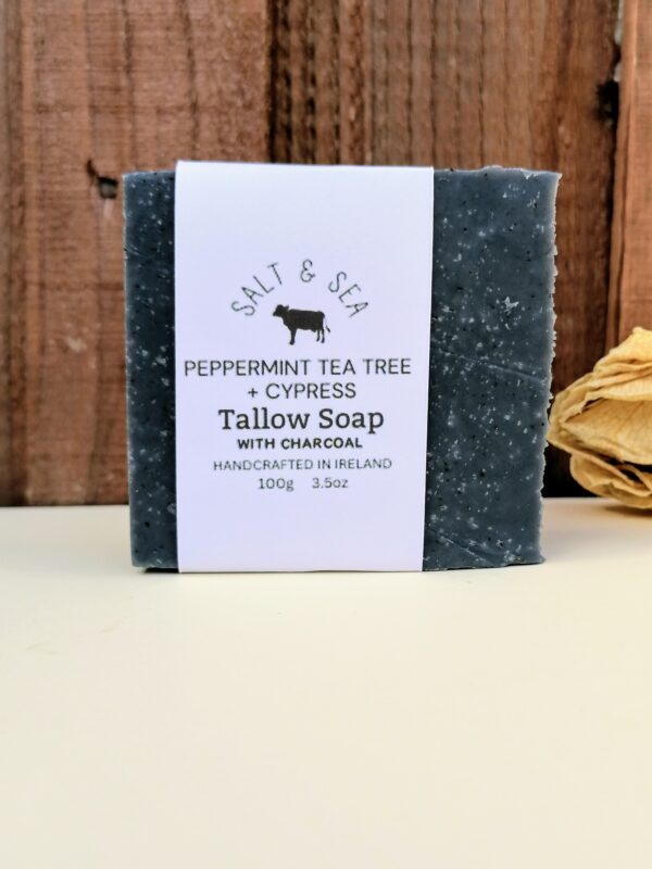 peppermint tea tree cypress tallow soap