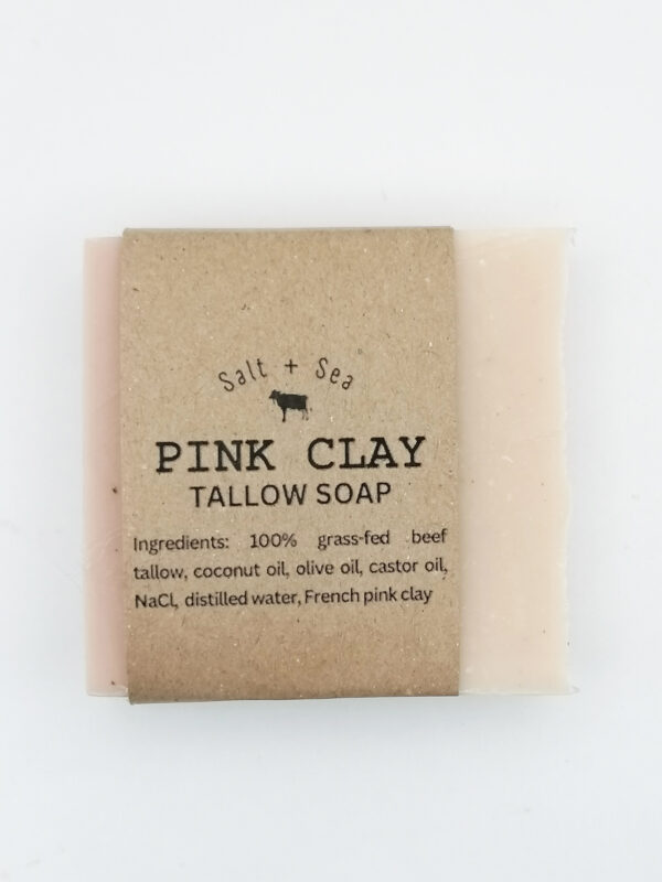 pink clay soap