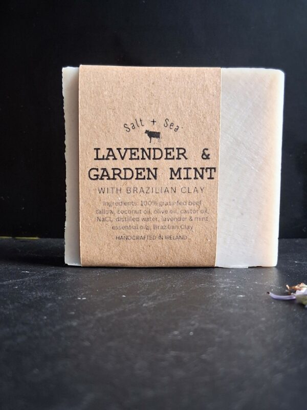 lavender and garden mint tallow soap