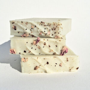 tallow salt bar with basil and lavender