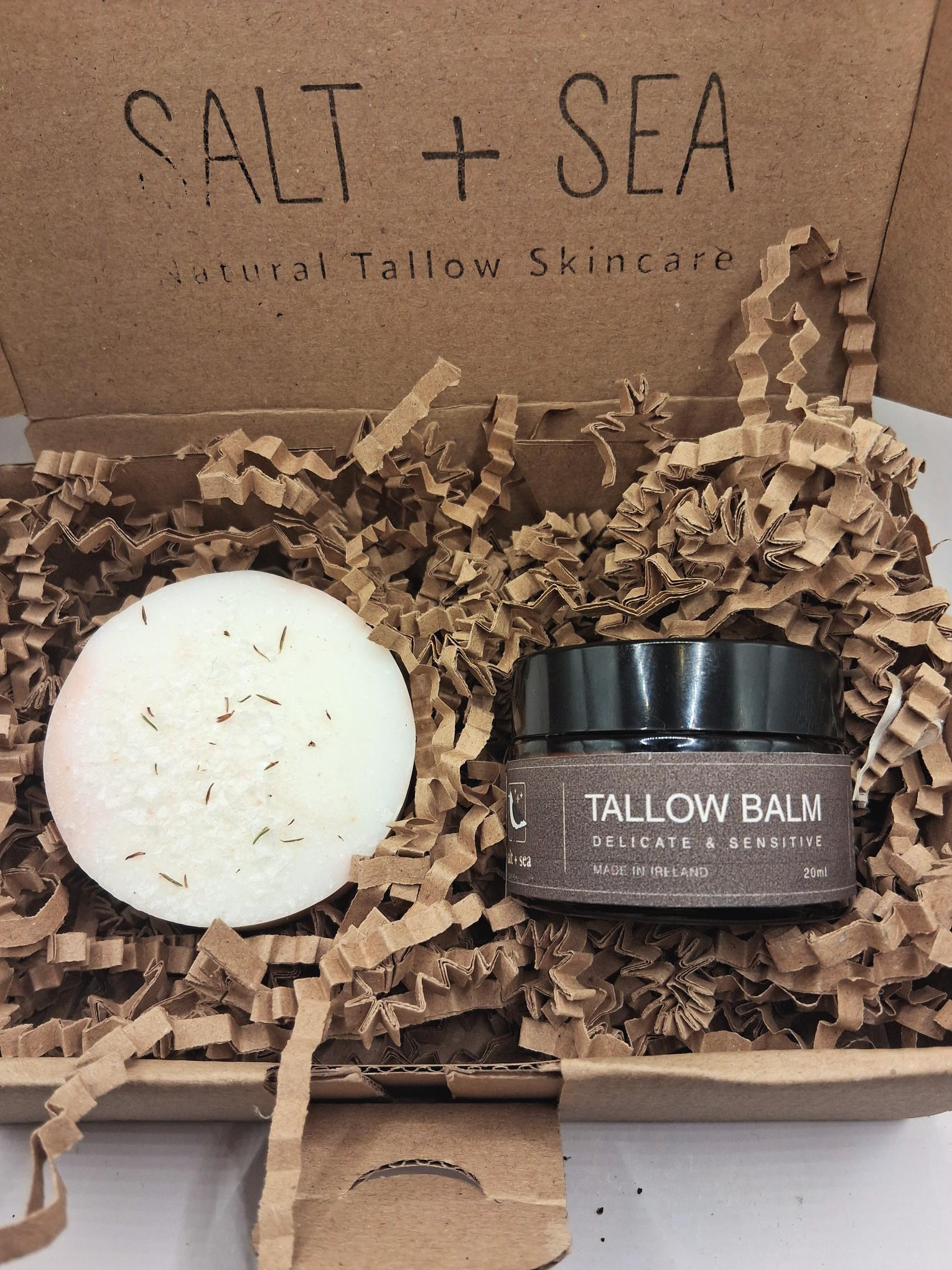 mini salt bar & tallow gift set