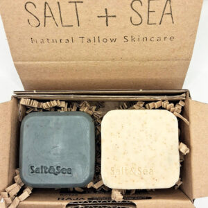 zeolite, mint and eucalyptus cleansing tallow soap