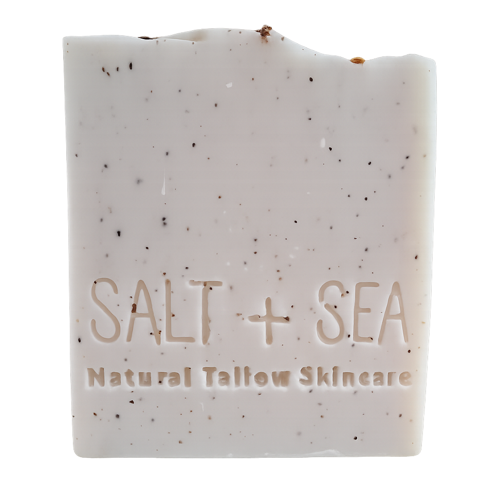 coffee scrub tallow soap