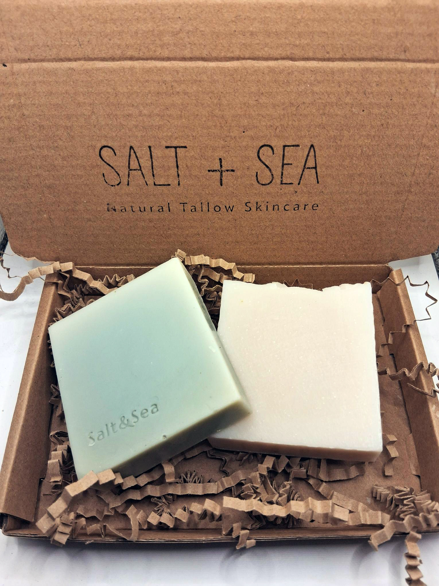 thyme and chamomile soap duo