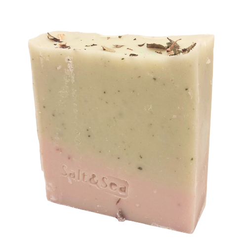 basil lavender with coffee grinds