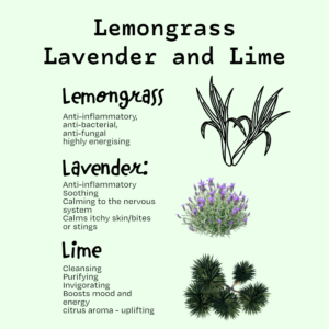 lemongrass lavender lime tallow soap
