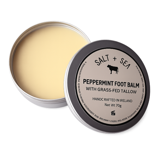 tallow foot balm with peppermint and menthol